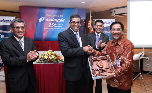 25 Tahun Malaysia Airlines terbang ke Bandara Ngurah Rai