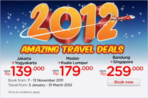 Air Asia 2012 Amazing Travel Deals